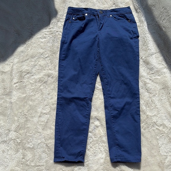 Calvin Klein Blue Skinny Chino Pants | Size 4 | Casual Classic - Picture 1 of 10